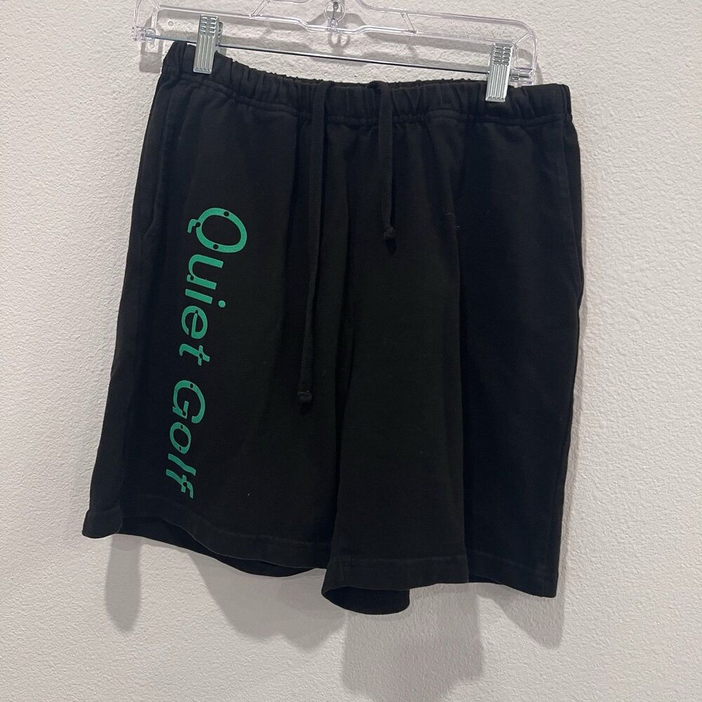 Quiet Golf Sweat Black Shorts Small Activewear Outdoors Casual Loungewear